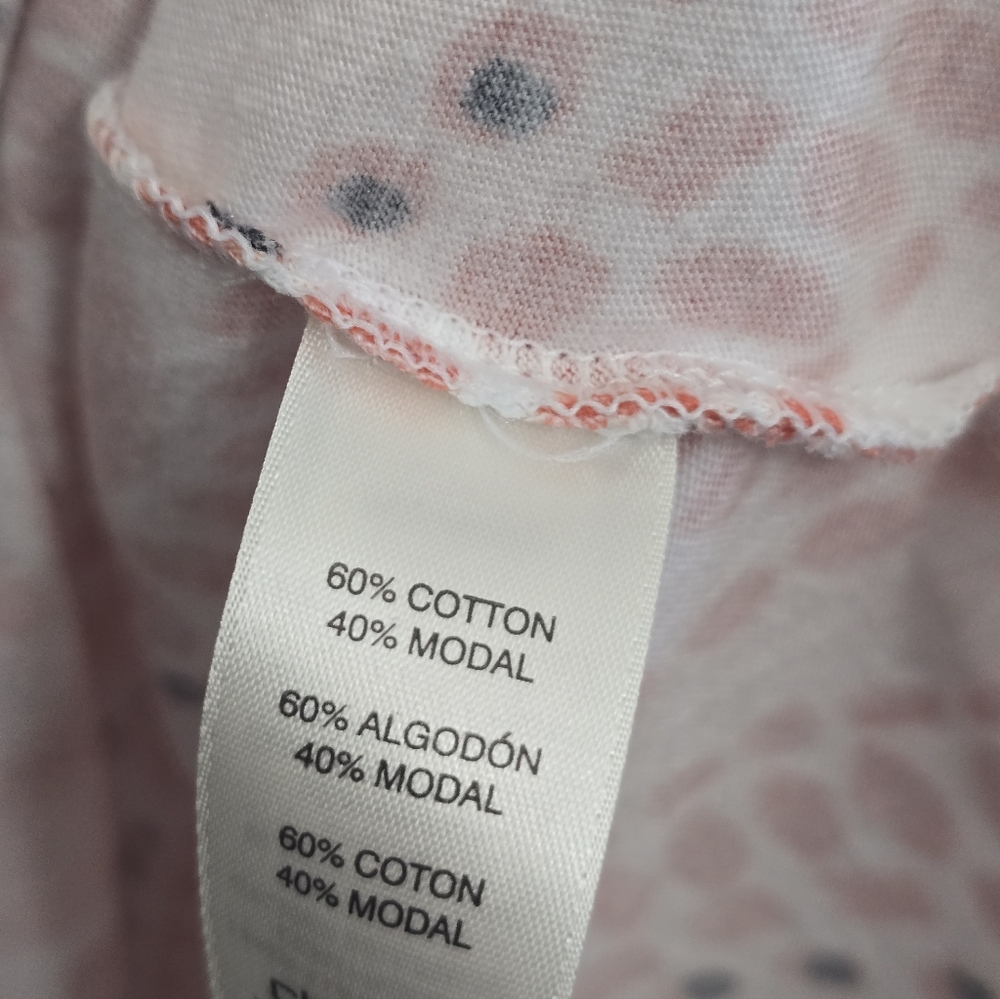 Chico's Pattern Short Sleeve Peephole Top - Picture 7 of 7